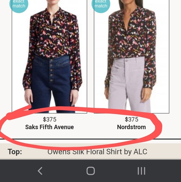 ❤️100% SILK OWENS SILK BLOUSE BLACK PINK HEARTS - Picture 6 of 6